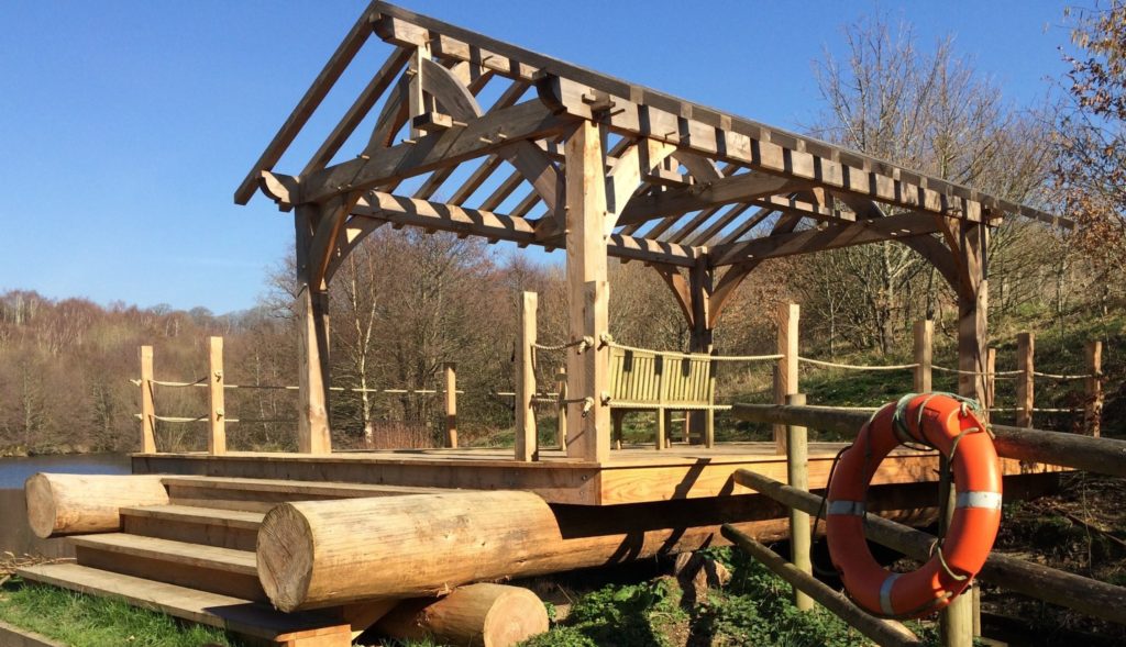 Lake Side Timber Frame Shelter