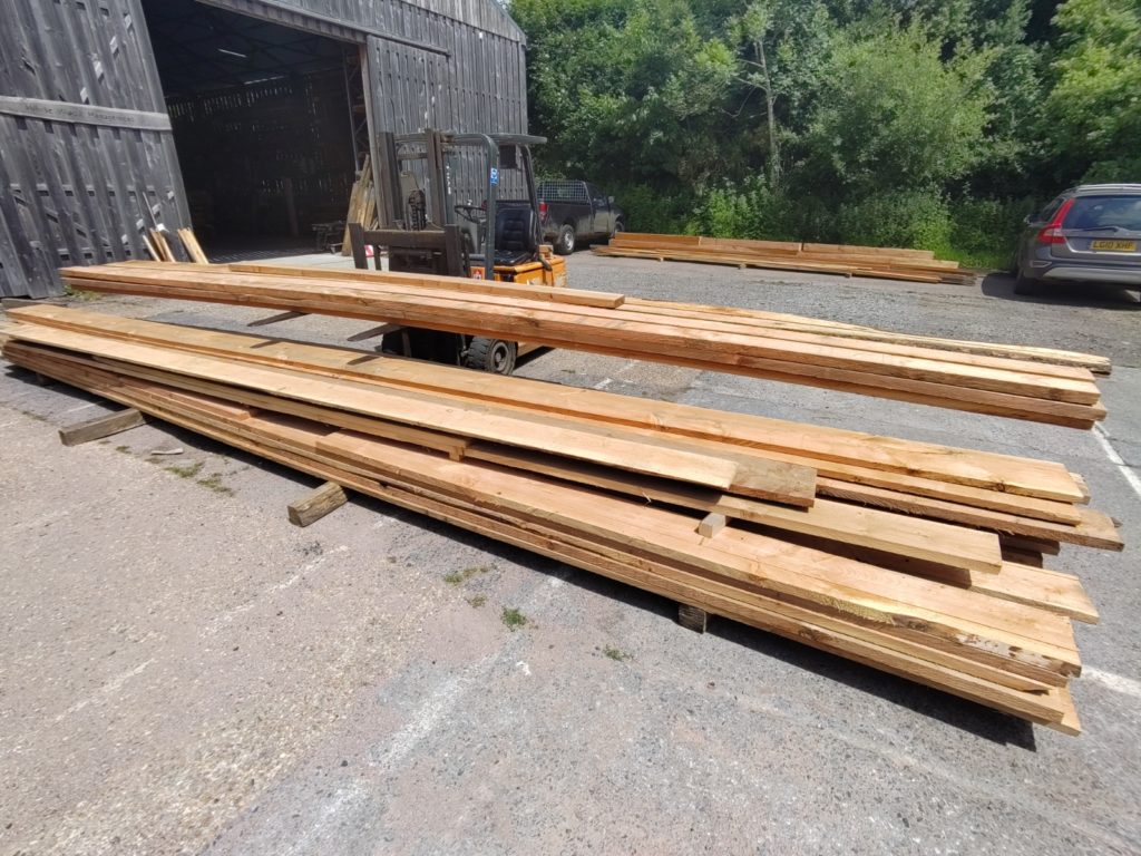 Long Structural Softwood Beams